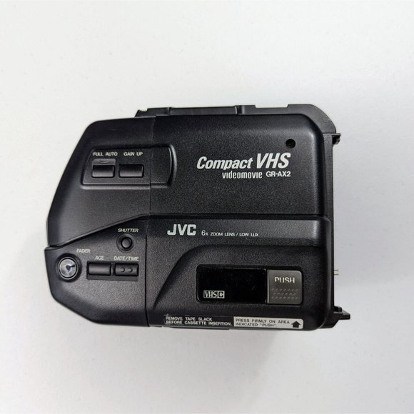 JVC GR-AX2 Compact Vhs Video Movie Camera Camcorder PARTS OR REPAIR - Picture 2 of 6